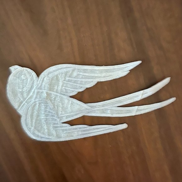 Sparrow Swallow Embroidered Patch - Picture 3 of 3